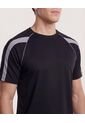 Camiseta  Para Hombre Manga Corta Cuello Redondo Color Negro Marca Ostu #60091854 de Ostu