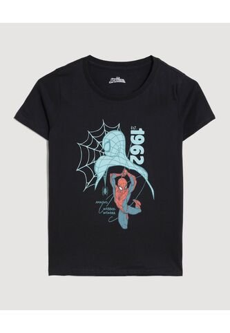 Camiseta  Infantil Niño Manga Corta Cuello Redondo Color Negro Marca Ostu #80090329 Ostu