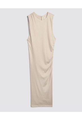 Vestido Para Mujer Manga Sisa Color Beige Marca Ostu #40170258