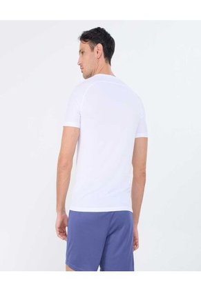 Camiseta Para Hombre Manga Corta Cuello Redondo Color Blanco Marca Ostu #60091490