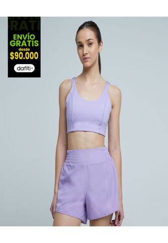 Top Para Mujer Top Color Morado Marca Ostu #40220315 Ostu