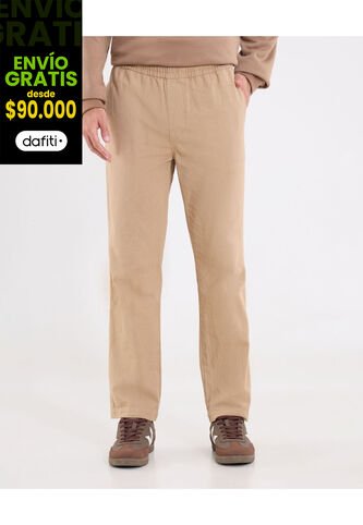 Pantalón  Para Hombre Chino Color Beige Marca Ostu #60070496 Ostu