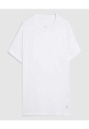 Camiseta Para Hombre Manga Corta Cuello Redondo Color Blanco Marca Ostu #60091490