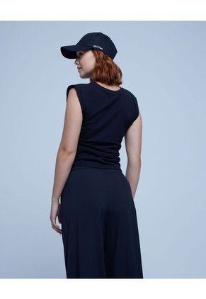 Camiseta Para Mujer Manga Sisa Color Negro Marca Ostu #40091946