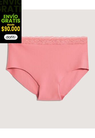 Panty  Para Mujer Clasico Color Coral Marca Ostu #40800102 Ostu
