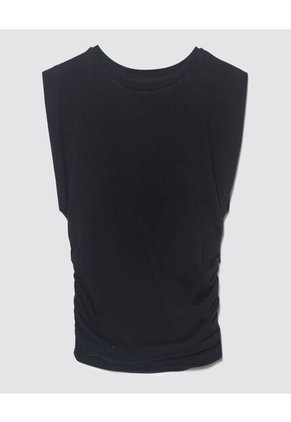 Camiseta Para Mujer Manga Sisa Color Negro Marca Ostu #40091946