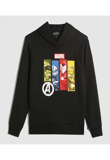 Buzo Para Niño Hoodie Color Negro Marca Ostu #80060152