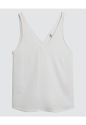 Blusa Para Mujer Manga Sisa Color Blanco Marca Ostu #40120937