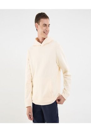 Buzo Para Hombre Hoodie Color Crema Marca Ostu #60060485
