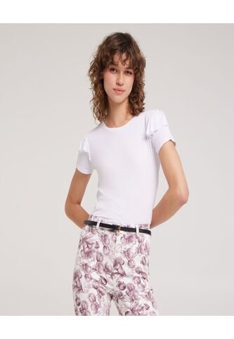 Camiseta Para Mujer Manga Corta Color Blanco Marca Ostu #40091586 Ostu