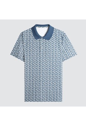 Polo Hombre Ostu Azul Poliéster