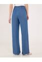Jean Para Mujer Wide-Leg Fluido Color Azul Medio Marca Ostu #40160485 de Ostu