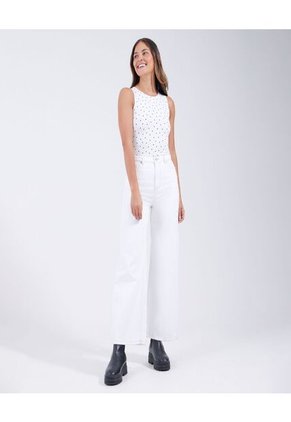 Body Para Mujer Manga Sisa Color Blanco Marca Ostu #40200088