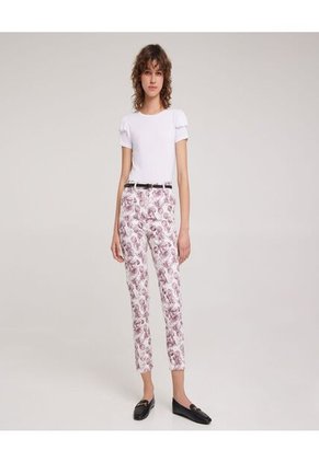 Camiseta Para Mujer Manga Corta Color Blanco Marca Ostu #40091586