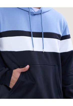 Buzo Para Hombre Hoodie Color Azul  Marca Ostu #60060463