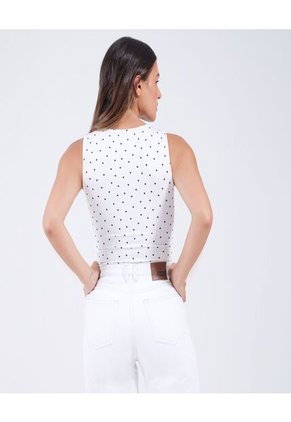 Body Para Mujer Manga Sisa Color Blanco Marca Ostu #40200088