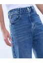 Jean Para Hombre Loose Color Azul Medio Marca Ostu #60160410 de Ostu