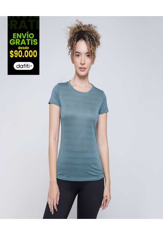 Camiseta Para Mujer Manga Corta Color Verde  Marca Ostu #40092071 Ostu