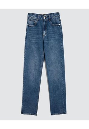 Jean Para Hombre Loose Color Azul Medio Marca Ostu #60160410