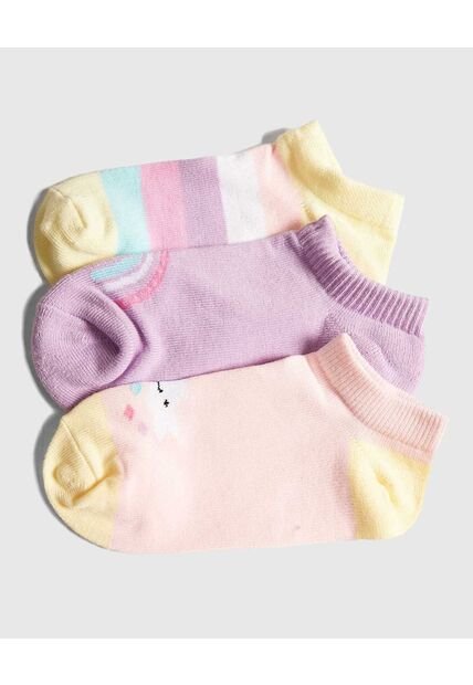 Medias Infantil Niña Invisible Color Rosado Marca Ostu #90980124