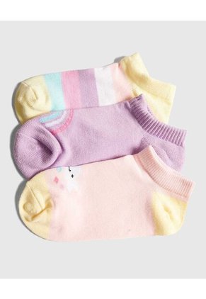 Medias Infantil Niña Invisible Color Rosado Marca Ostu #90980124