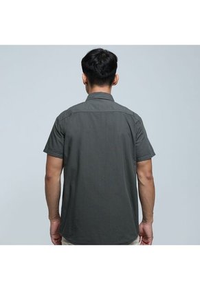 Camisa Para Hombre Manga Corta Con Bolsillo Color Verde  Marca Ostu #60010677