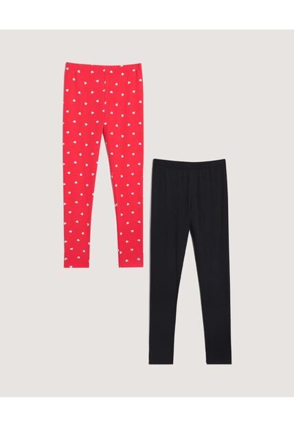 Leggins X2 Infantil Niña Largo Color Surtido Marca Ostu #90230123