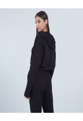 Buzo Para Mujer Hoodie Color Negro Marca Ostu #40060293