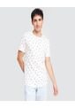 Camiseta Para Hombre Manga Corta Color Beige Marca Ostu #60090796 de Ostu