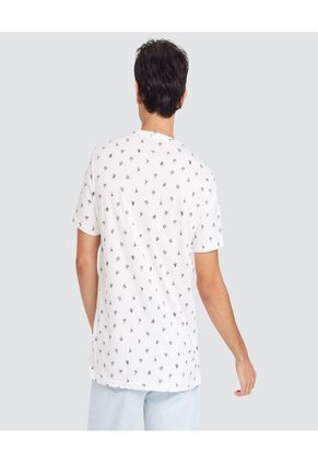 Camiseta Para Hombre Manga Corta Color Beige Marca Ostu #60090796