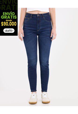 Jean  Para Mujer Skinny Color Azul Marca Ostu #40160605 Ostu