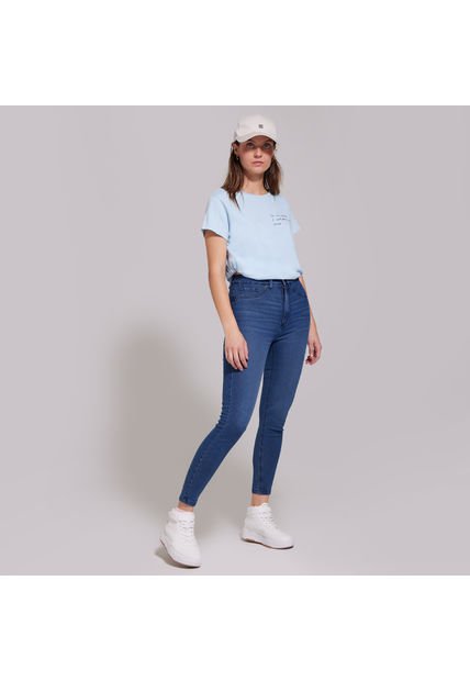 Jean Para Mujer Skinny Color Azul  Marca Ostu #40160304