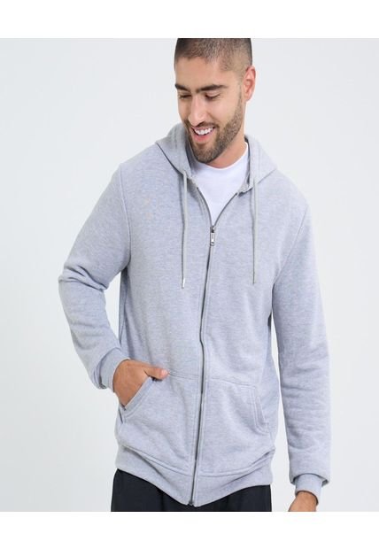 Buzo Para Hombre Zipper Color Gris  Marca Ostu #60060271