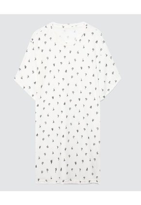 Camiseta Para Hombre Manga Corta Color Beige Marca Ostu #60090796