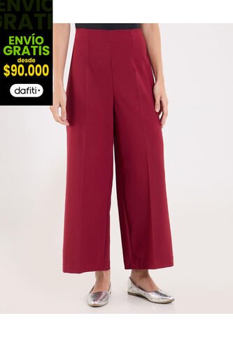 Pantalón  Para Mujer Moda Color Vino Marca Ostu #40070874 Ostu