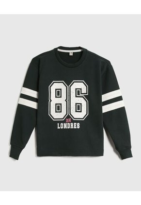 Buzo Infantil Niño Cuello Redondo Color Verde Marca Ostu #80060182