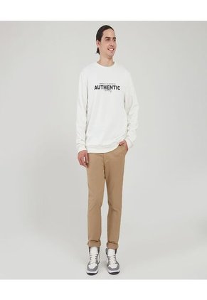 Buzo Para Hombre Cuello Redondo Color Blanco Marca Ostu #60060270