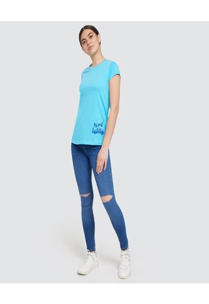 Jean Para Mujer Skinny Color Azul  Marca Ostu #40160249