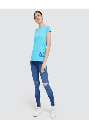 Jean Para Mujer Skinny Color Azul  Marca Ostu #40160249