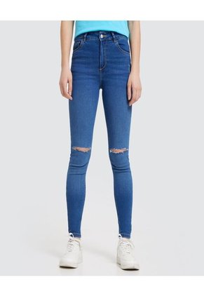 Jean Para Mujer Skinny Color Azul  Marca Ostu #40160249