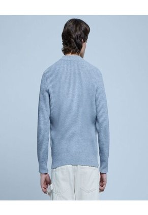 Saco Para Hombre Cuello Redondo Color Gris  Marca Ostu #60330040