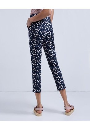 Pantalon Para Mujer Capri Color Azul  Marca Ostu #40070442