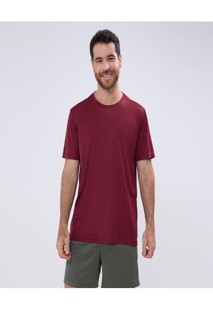 Camiseta Para Hombre Manga Corta Color Vino Marca Ostu #60091374
