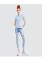 Jean Para Mujer Skinny Color Azul  Marca Ostu #40160217 de Ostu
