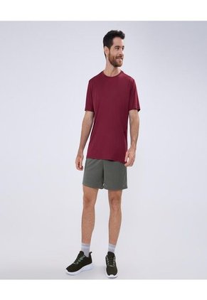 Camiseta Para Hombre Manga Corta Color Vino Marca Ostu #60091374