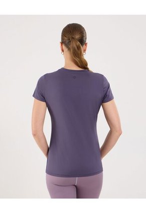 Camiseta Para Mujer Manga Corta Cuello Redondo Color Morado Marca Ostu #40092533