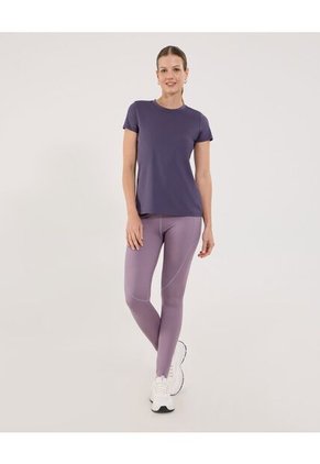 Camiseta Para Mujer Manga Corta Cuello Redondo Color Morado Marca Ostu #40092533