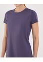 Camiseta Para Mujer Manga Corta Cuello Redondo Color Morado Marca Ostu #40092533 de Ostu
