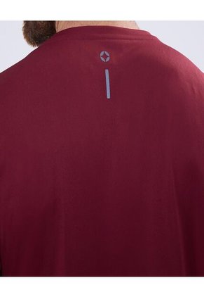 Camiseta Para Hombre Manga Corta Color Vino Marca Ostu #60091374