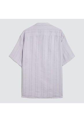 Camisa Para Hombre Manga Corta Sin Bolsillo Color Lila Marca Ostu #60010725